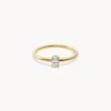 Minimalistic Plain Engagement Ring