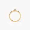 Minimalistic Plain Engagement Ring