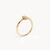 Minimalistic Plain Engagement Ring