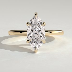 Classic Marquise 6 Claw Solitaire Engagement Ring