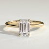 Emerald Cut Solitaire Engagement Ring