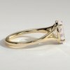 Oval Cathedral Solitaire Engagement Ring
