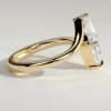 Marquise Solitaire with Bypass Band Engagement Ring