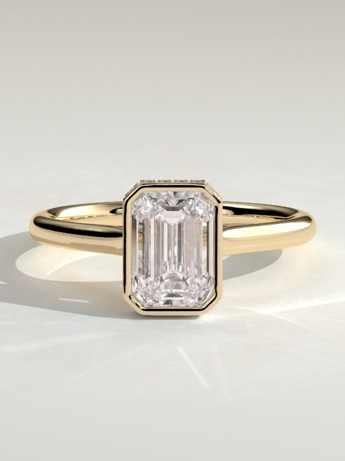 1ly1rbhukl638a9lk3s3yairu6onrsgg8_4b01c77a6e2f747b83d2b10670b4846c Emerald Bezel Solitaire with Hidden Halo Engagement Ring