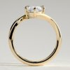 Marquise Solitaire with Bypass Band Engagement Ring