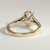 Oval Cathedral Solitaire Engagement Ring