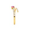 Celestine-pear-pink-sapphire-ring-yellow-gold-Lily-Arkwright-Image-3_900x.jpg Pear Pink Sapphire Split Shank Diamond Ring