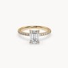 Emerald-Solitaire-with-Paveband_GG_02_5fd9ac81-9242-4855-9be4-f39954136de9.jpg Radiant Cut Solitaire Pavé Setting Ring