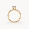 Emerald-Solitaire-with-Paveband_GG_05_65722b8e-77db-47be-82d9-0654bee8e529.jpg Radiant Cut Solitaire Pavé Setting Ring
