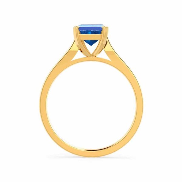 FlorenceEmeraldBlueSapphireLabDiamondEngagementRingYellowGoldSolitaireLilyArkwright4_900x.jpg Emerald Cut Blue Sapphire Engagement Ring