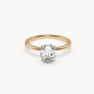 Oval Cut Solitaire Engagement Ring