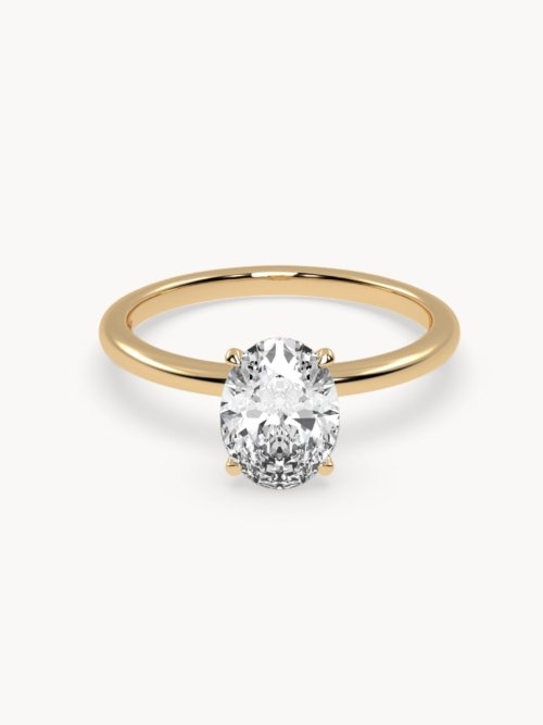 Oval Cut Solitaire Engagement Ring