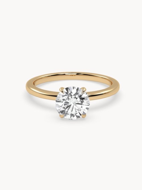 Round Brilliant Cut Solitaire Engagement Ring