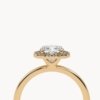 Cushion Cut Halo Diamond Engagement Ring