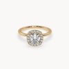 Cushion Cut Halo Diamond Engagement Ring