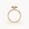 Cushion Cut Halo Diamond Engagement Ring