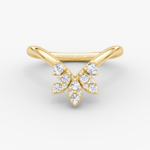 Petal Crown Diamond Band Ring